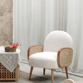 Juno Rattan Armchair-Le Di Vita-White- | Le Di Vita