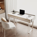Otto1 Office Desk - White Sintered Stone