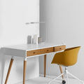 N21 Aviator Office Desk, Oak-Le Di Vita- | Le Di Vita
