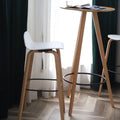 Lole Walnut Bar Stool-Le Di Vita- | Le Di Vita
