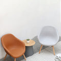 Cecilia Amos Armchair-Le Di Vita-Orange-Leather- | Le Di Vita