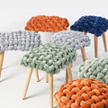 Thick Knot Dressing Table Stool-Le Di Vita- | Le Di Vita