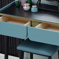 Tulip Dressing Table With LED Mirror And Stool-Le Di Vita- | Le Di Vita