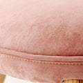 Blanche Velvet Dressing Table Stool-Le Di Vita- | Le Di Vita