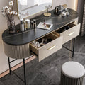 Elmore Dressing Table With Mirror-Le Di Vita- | Le Di Vita