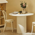 Hazel Round Dining Table, White-Le Di Vita- | Le Di Vita