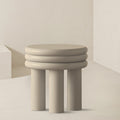 Gloria Dressing Table Stool-Le Di Vita-Dark Grey- | Le Di Vita