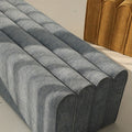 Erica Toast Ottoman, Linen-cotton-Le Di Vita-Grey- | Le Di Vita