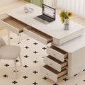Elmer Office Desk, Sintered Stone
