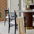 Bek Round Dining Table, Brown