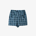 Checked Wool-blend Tweed Shorts