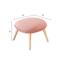 Blanche Velvet Dressing Table Stool-Le Di Vita- | Le Di Vita