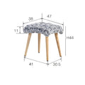 Thick Knot Dressing Table Stool-Le Di Vita- | Le Di Vita