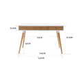N21 Aviator Office Desk, Oak-Le Di Vita- | Le Di Vita