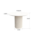 Hazel Round Dining Table, White-Le Di Vita- | Le Di Vita
