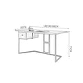 Theodoric Office Desk, Black-Le Di Vita- | Le Di Vita