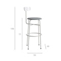 Justyn Bar Stool-Le Di Vita- | Le Di Vita