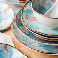 Modern SH11 Plates Set, Ceramic-Le Di Vita- | Le Di Vita