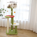 Kyali Cat Tree, Cat Climber, Coral Fleece-Le Di Vita-Green-L (115cm)- | Le Di Vita