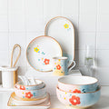Modern FL15 Plates Set, Ceramic-Le Di Vita- | Le Di Vita