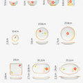 Modern FL15 Plates Set, Ceramic-Le Di Vita- | Le Di Vita