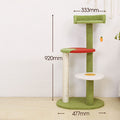Kyali Cat Tree, Cat Climber, Coral Fleece-Le Di Vita-Green-M (92cm)- | Le Di Vita