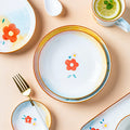 Modern FL15 Plates Set, Ceramic-Le Di Vita- | Le Di Vita