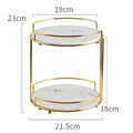 Moldova Kitchen Rack, Gold-Le Di Vita-1- | Le Di Vita