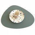 Elroy Table Mat, Leather-Le Di Vita-Green- | Le Di Vita
