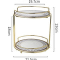 Moldova Kitchen Rack, Gold-Le Di Vita-4- | Le Di Vita