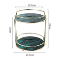 Moldova Kitchen Rack, Gold-Le Di Vita-5- | Le Di Vita
