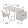 Elmer Office Desk, Sintered Stone