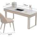 Max1 Office Desk - Sintered Stone
