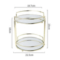 Moldova Kitchen Rack, Gold-Le Di Vita-8- | Le Di Vita