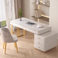 Elmer Office Desk, Sintered Stone