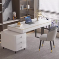 Elmer Office Desk, Sintered Stone