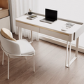 Otto1 Office Desk - White Sintered Stone