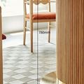 Bek Round Dining Table, White