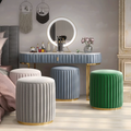 Tandy Stool, Grey Velvet - Clearance｜Rit Concept