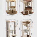 Leandra Cat Climber, Cat Tree, White