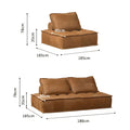 Dagny Single Sofa, Suede, Linen